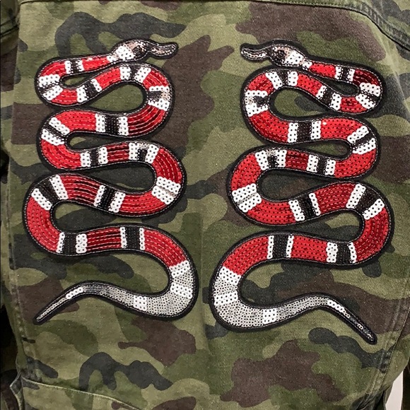 Camo Denim Jacket - Picture 7 of 8